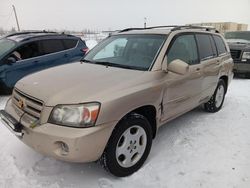 Salvage cars for sale from Copart Anchorage, AK: 2004 Toyota Highlander