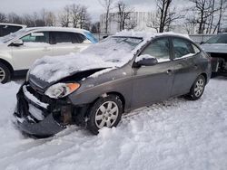 Salvage cars for sale at Central Square, NY auction: 2008 Hyundai Elantra GLS