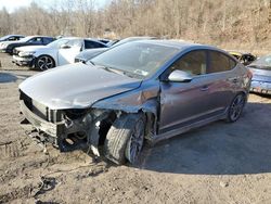 Salvage cars for sale at Marlboro, NY auction: 2018 Hyundai Elantra Sport