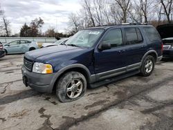 Ford salvage cars for sale: 2002 Ford Explorer XLT