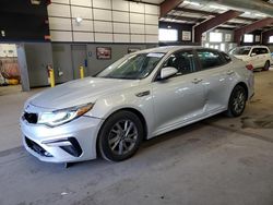 Salvage cars for sale at East Granby, CT auction: 2019 KIA Optima LX