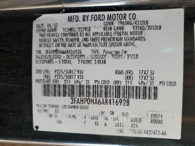 2010 Ford Fusion SE