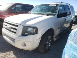 Salvage cars for sale from Copart Las Vegas, NV: 2007 Ford Expedition Limited