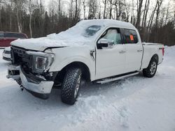 Ford salvage cars for sale: 2021 Ford F150 Supercrew