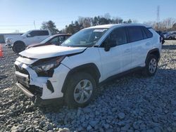 Salvage cars for sale at Mebane, NC auction: 2022 Toyota Rav4 LE