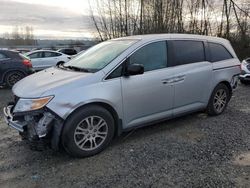 Salvage cars for sale at auction: 2012 Honda Odyssey EXL