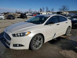 Ford salvage cars for sale: 2016 Ford Fusion Titanium