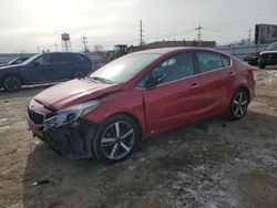 Salvage cars for sale from Copart Chicago Heights, IL: 2017 KIA Forte EX