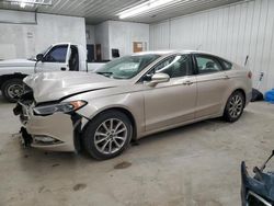 Salvage cars for sale at Cicero, IN auction: 2017 Ford Fusion SE