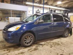 Salvage cars for sale at Wheeling, IL auction: 2005 Toyota Sienna CE