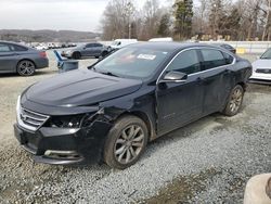 Chevrolet salvage cars for sale: 2018 Chevrolet Impala LT