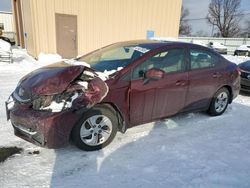 Salvage cars for sale at Moraine, OH auction: 2014 Honda Civic LX