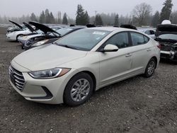 Vehiculos salvage en venta de Copart Graham, WA: 2017 Hyundai Elantra SE