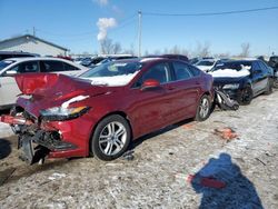 Salvage cars for sale at Pekin, IL auction: 2018 Ford Fusion SE