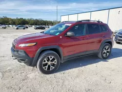 Salvage cars for sale at Apopka, FL auction: 2015 Jeep Cherokee Trailhawk