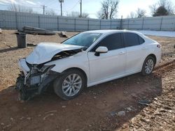 Salvage cars for sale at Oklahoma City, OK auction: 2020 Toyota Camry LE