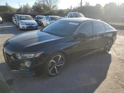 Salvage cars for sale at San Martin, CA auction: 2018 Honda Accord Sport