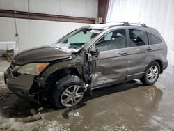 Salvage cars for sale at Leroy, NY auction: 2010 Honda CR-V EXL