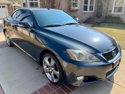 Salvage cars for sale from Copart Rancho Cucamonga, CA: 2010 Lexus IS 250