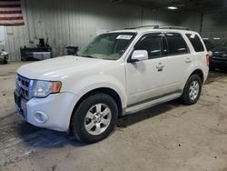 Salvage cars for sale at Franklin, WI auction: 2010 Ford Escape Limited