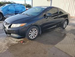 Salvage cars for sale from Copart Apopka, FL: 2012 Honda Civic EX