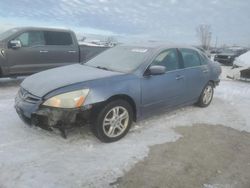 Vehiculos salvage en venta de Copart Kansas City, KS: 2007 Honda Accord EX