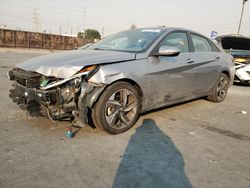 Salvage cars for sale at Wilmington, CA auction: 2021 Hyundai Elantra SEL