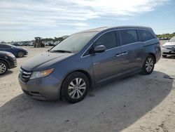 Salvage cars for sale at West Palm Beach, FL auction: 2017 Honda Odyssey EXL