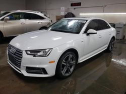 Salvage cars for sale from Copart Elgin, IL: 2018 Audi A4 Premium Plus