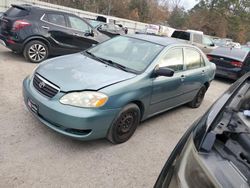 Toyota salvage cars for sale: 2005 Toyota Corolla CE