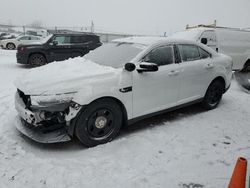 Salvage cars for sale at Dyer, IN auction: 2017 Ford Taurus Police Interceptor