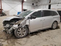 Salvage cars for sale at Center Rutland, VT auction: 2015 Honda Odyssey EXL