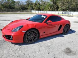 Salvage cars for sale at Fort Pierce, FL auction: 2014 Porsche Cayman S