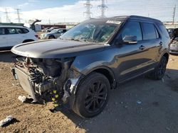 Salvage cars for sale at Elgin, IL auction: 2017 Ford Explorer XLT