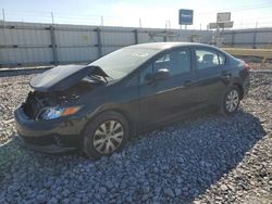 Vehiculos salvage en venta de Copart Hueytown, AL: 2012 Honda Civic LX