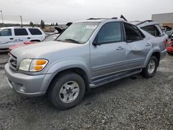 Salvage cars for sale at Mentone, CA auction: 2003 Toyota Sequoia SR5