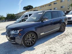 Salvage cars for sale at Opa Locka, FL auction: 2017 Land Rover Range Rover