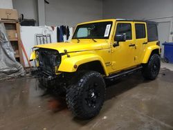 Salvage cars for sale at Elgin, IL auction: 2015 Jeep Wrangler Unlimited Sport