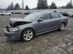 Salvage cars for sale from Copart Graham, WA: 2015 Volkswagen Passat S