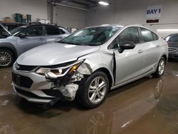 Salvage cars for sale from Copart Elgin, IL: 2017 Chevrolet Cruze LT