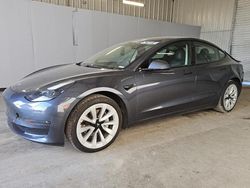 Tesla salvage cars for sale: 2022 Tesla Model 3