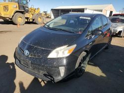 Salvage cars for sale from Copart Brighton, CO: 2012 Toyota Prius