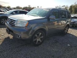 Salvage cars for sale at Riverview, FL auction: 2012 Honda Pilot Touring