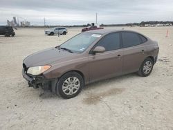 Salvage cars for sale at New Braunfels, TX auction: 2010 Hyundai Elantra Blue