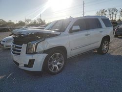 Salvage cars for sale at Riverview, FL auction: 2018 Cadillac Escalade Premium Luxury