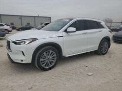 Salvage cars for sale at Haslet, TX auction: 2023 Infiniti QX50 Luxe