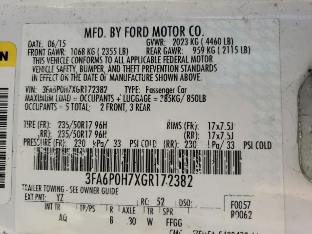 2016 Ford Fusion SE