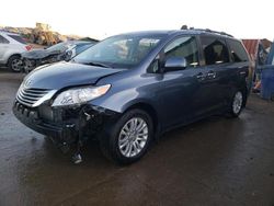 Salvage cars for sale at auction: 2016 Toyota Sienna XLE