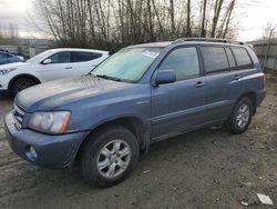 Salvage cars for sale at Arlington, WA auction: 2003 Toyota Highlander Limited