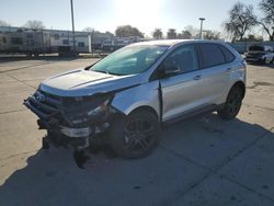 Salvage cars for sale at Sacramento, CA auction: 2018 Ford Edge SEL